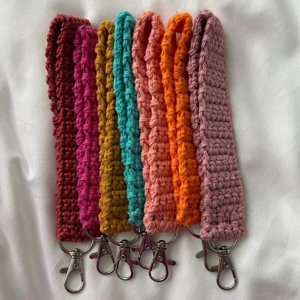 Handmade Crocheted Wristlet
